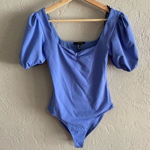 Puff sleeve bodysuit